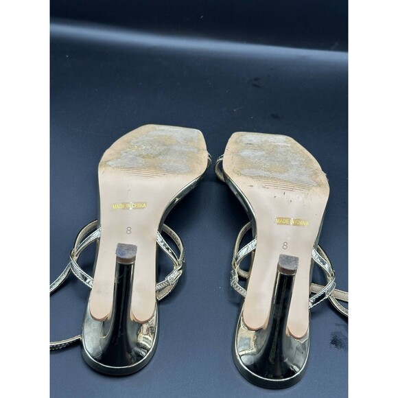 Modatope Heels 8.5 Golden Shiny - Picture 2 of 3